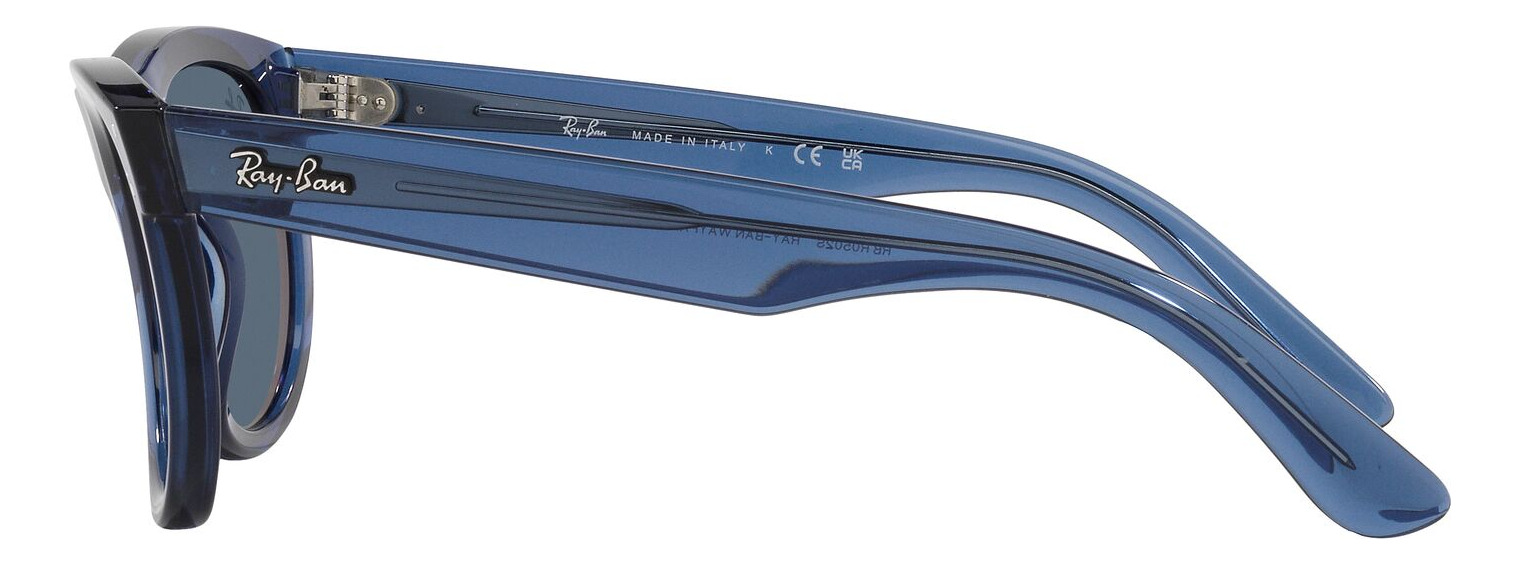 Foto 5 pulgar | Lentes De Sol Wayfarer Reverse Azul Ray-ban