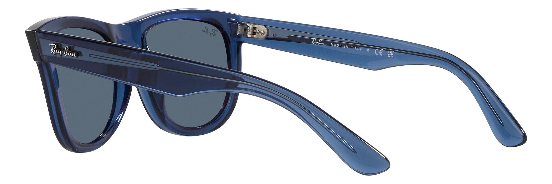 Foto 6 pulgar | Lentes De Sol Wayfarer Reverse Azul Ray-ban