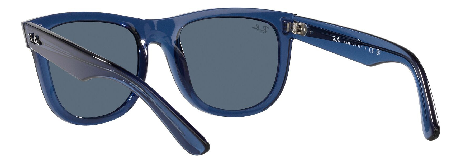 Foto 7 pulgar | Lentes De Sol Wayfarer Reverse Azul Ray-ban
