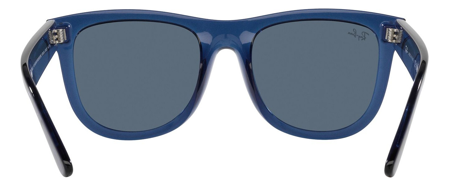 Foto 8 pulgar | Lentes De Sol Wayfarer Reverse Azul Ray-ban