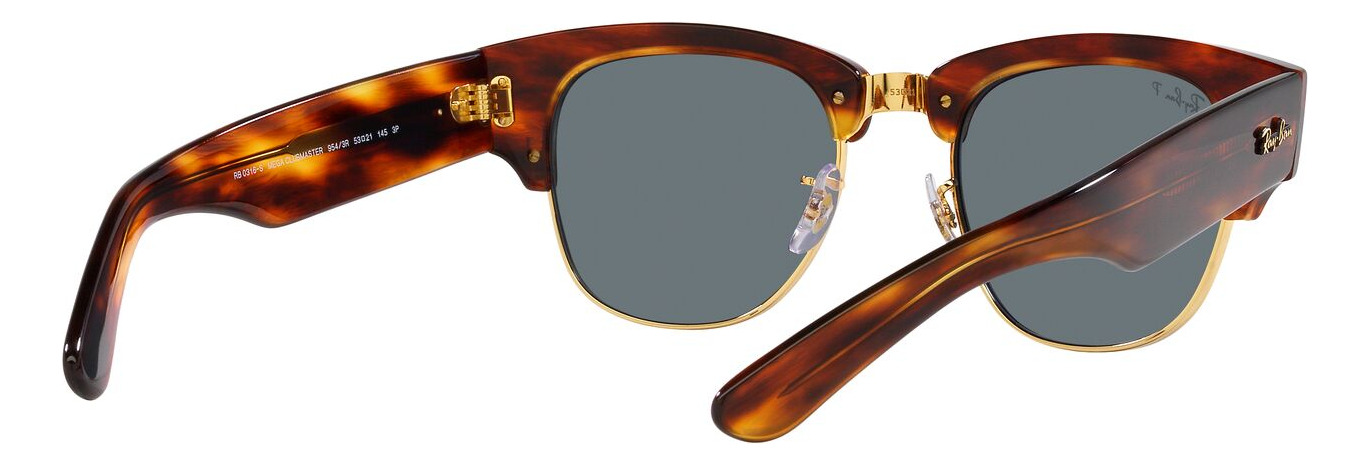 Foto 9 pulgar | Lentes De Sol Rb0316s Mega Clubmaster Azul Oscuro Ray-ban