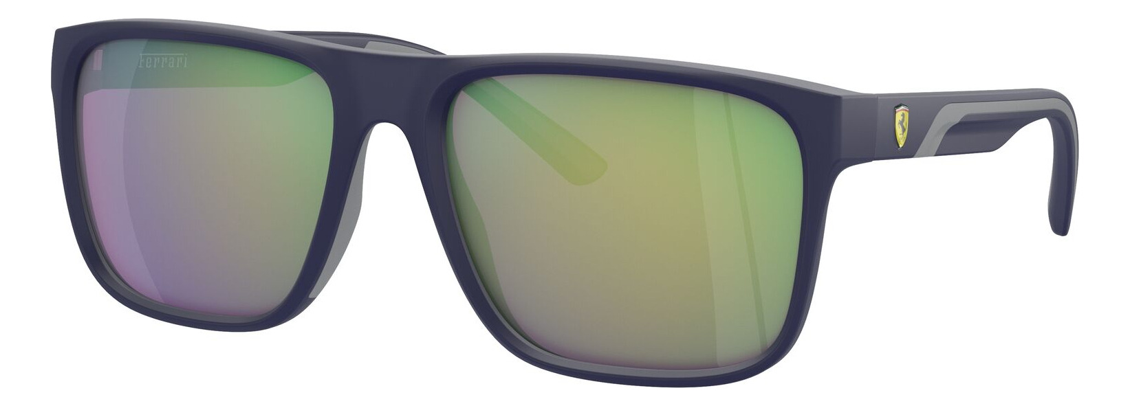 Lentes De Sol Fz6002u Espejo Violeta Verde Ferrari Scuderia