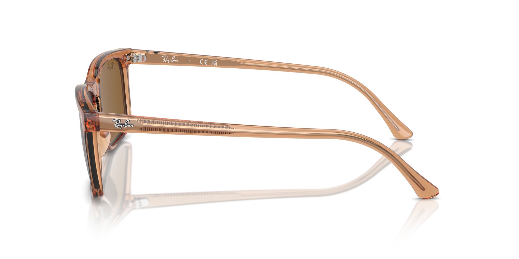 Foto 4 pulgar | Lente De Sol Ray-ban Brown Unisex