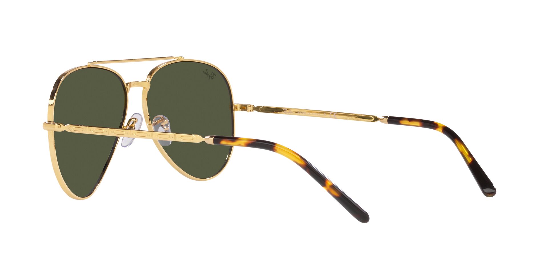 Foto 6 pulgar | Lente De Sol Ray-ban New Aviator Green Unisex