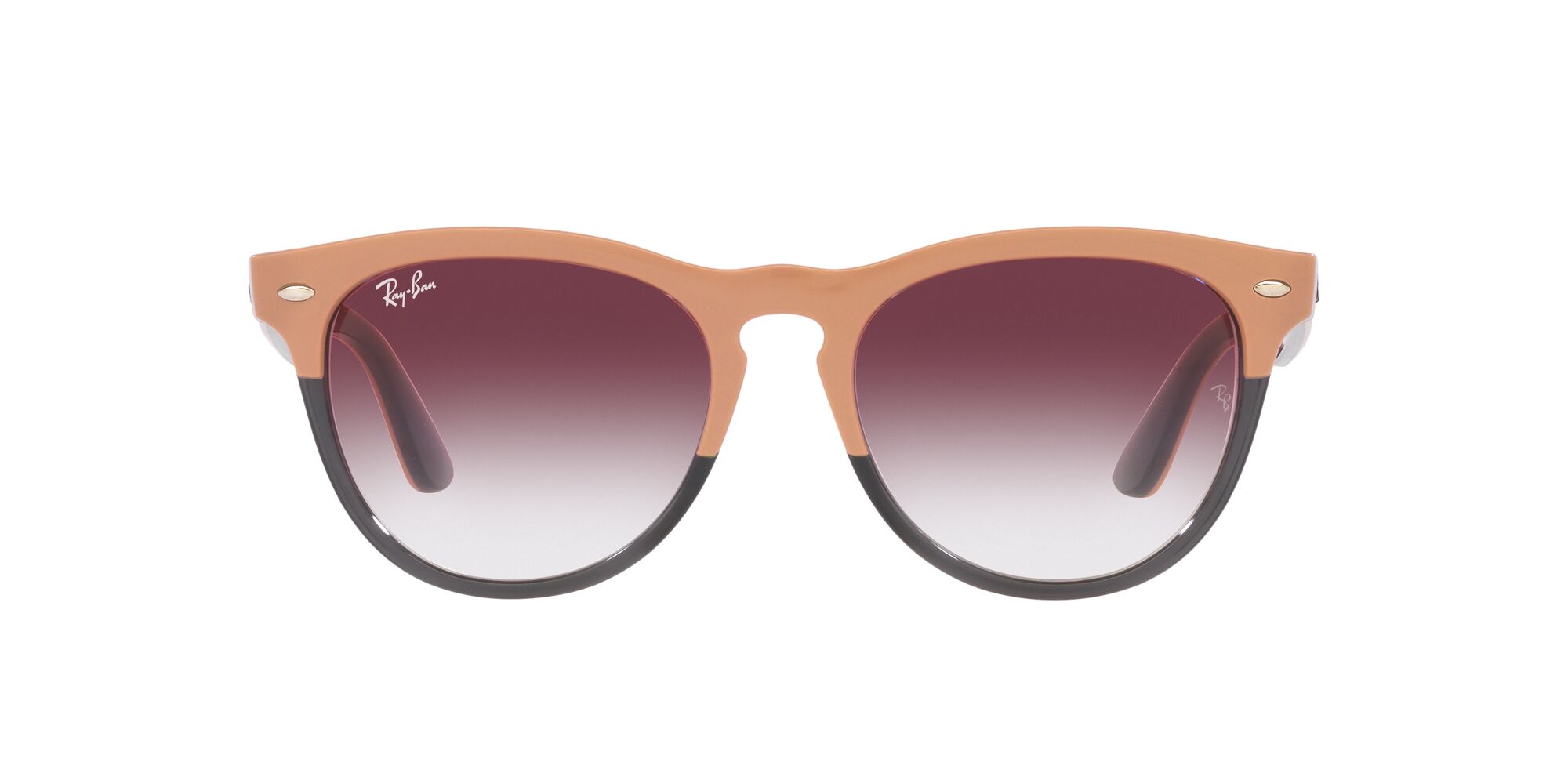 Lente De Sol Ray-ban Iris Clear Gradient Dark Violet Unisex