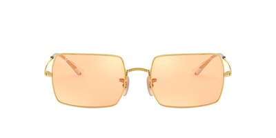 Foto 1 | Lente De Sol Ray-ban Rectangle Photo Orange Mirror Gold Fotocromático Unisex