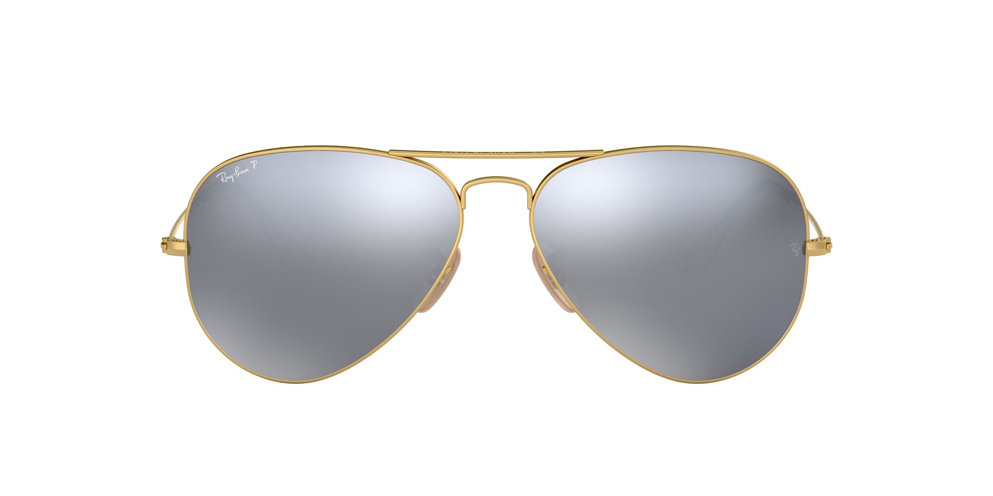 Lente De Sol Ray-ban Aviator Large Metal Dark Grey Mirror Polar Polarizado Unisex