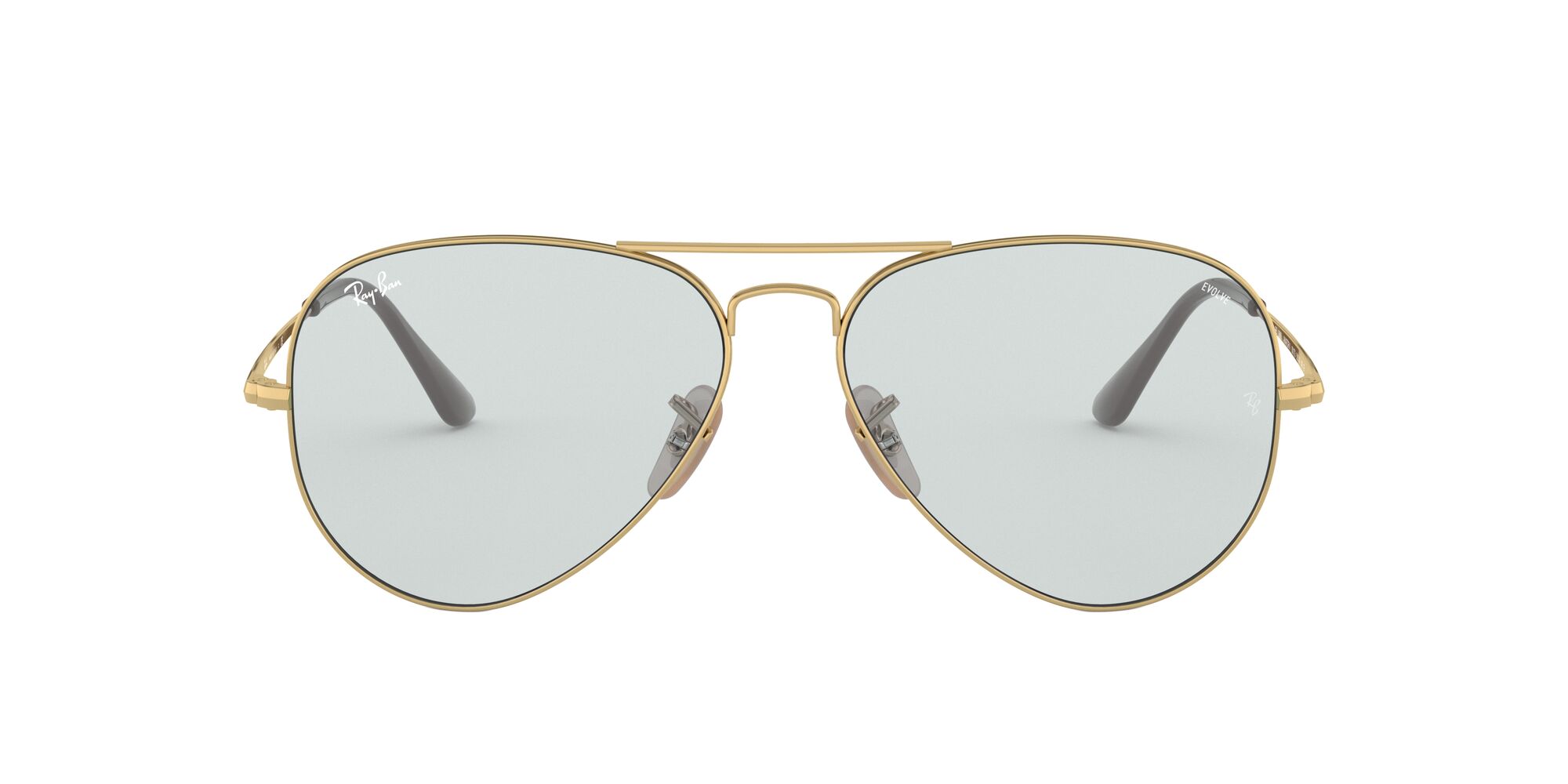 Lente De Sol Ray-ban Aviator Metal Ii Light Blue Fotocromático Unisex