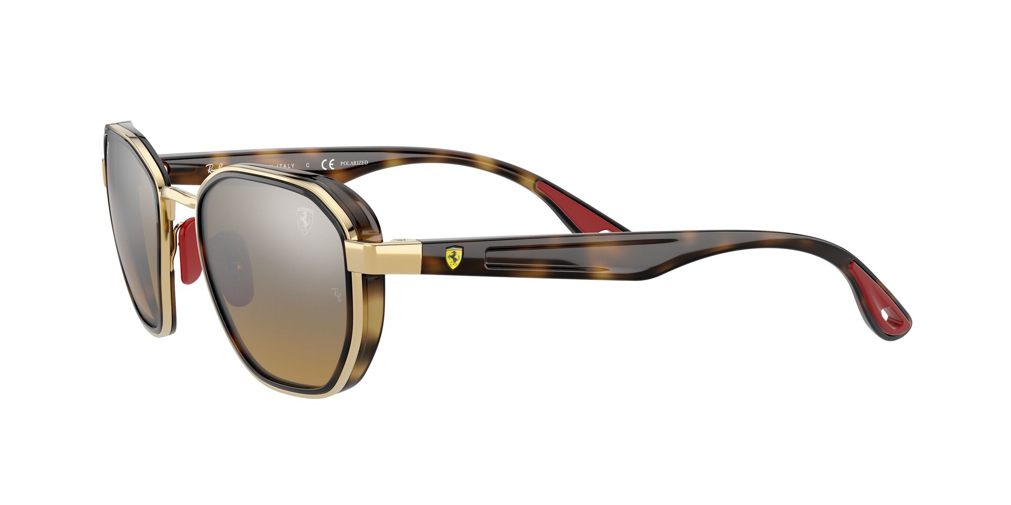 Foto 4 pulgar | Lente De Sol Ray-ban Brown Mir Grey Gradient Polar Polarizado Unisex