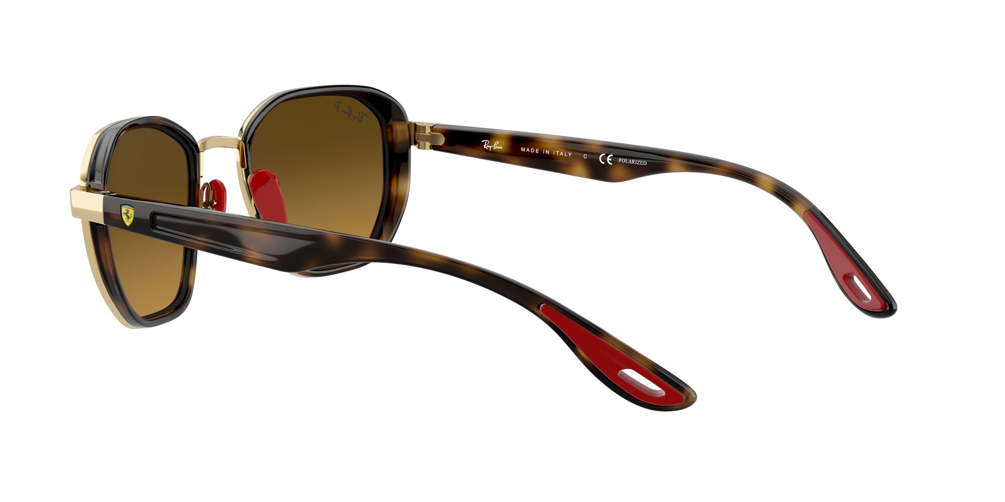 Foto 6 pulgar | Lente De Sol Ray-ban Brown Mir Grey Gradient Polar Polarizado Unisex