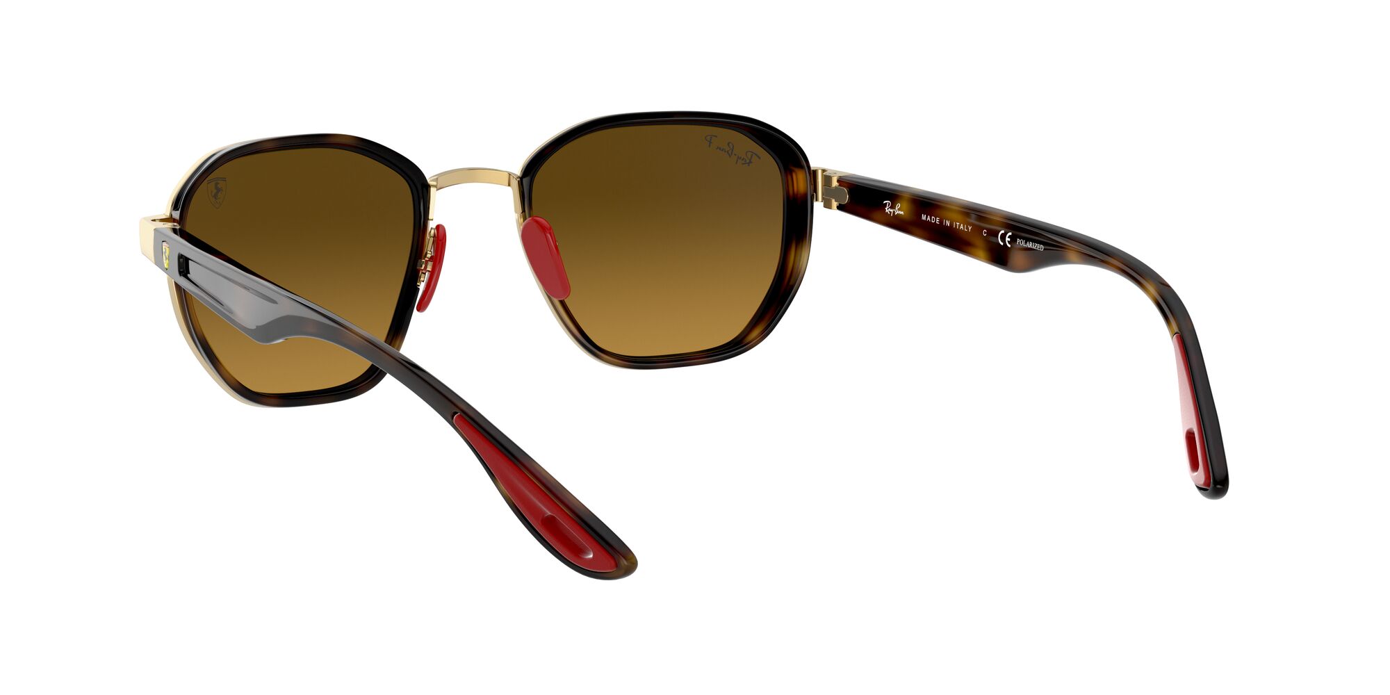 Foto 7 pulgar | Lente De Sol Ray-ban Brown Mir Grey Gradient Polar Polarizado Unisex