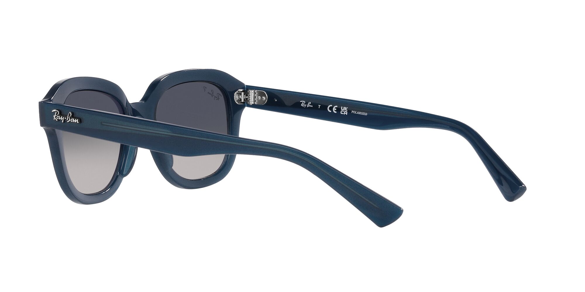 Foto 6 pulgar | Lente De Sol Ray-ban Erik Gradient Blue Polar Polarizado Unisex