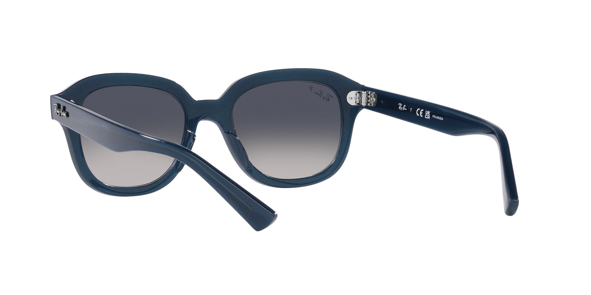Foto 7 pulgar | Lente De Sol Ray-ban Erik Gradient Blue Polar Polarizado Unisex