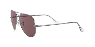 Foto 3 | Lente De Sol Ray-ban Aviator Metal Ii Polar Purple Polarizado Unisex