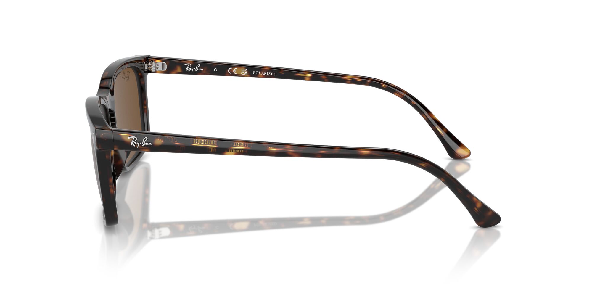 Foto 4 pulgar | Lente De Sol Ray-ban Polar Brown Polarizado Unisex