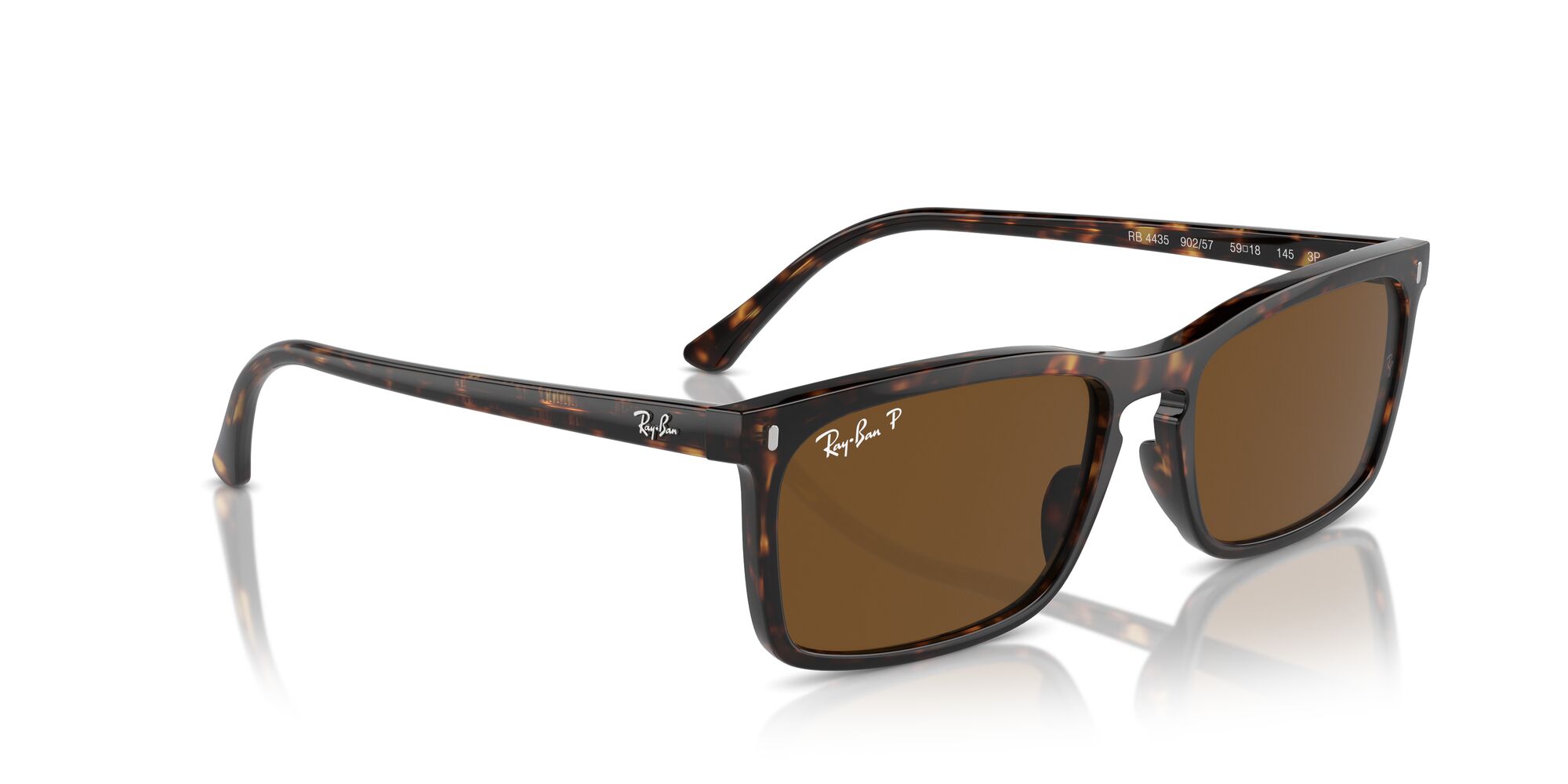 Foto 6 pulgar | Lente De Sol Ray-ban Polar Brown Polarizado Unisex