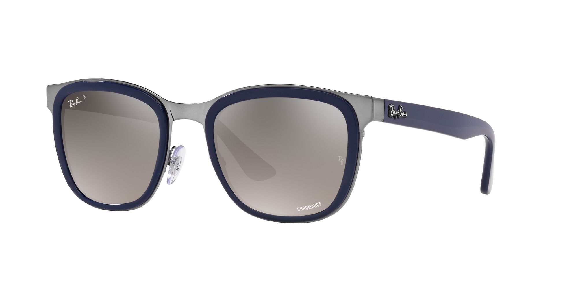 Foto 3 pulgar | Lente De Sol Ray-ban Clyde Grey Mir Grey Gradient Polar Polarizado Unisex