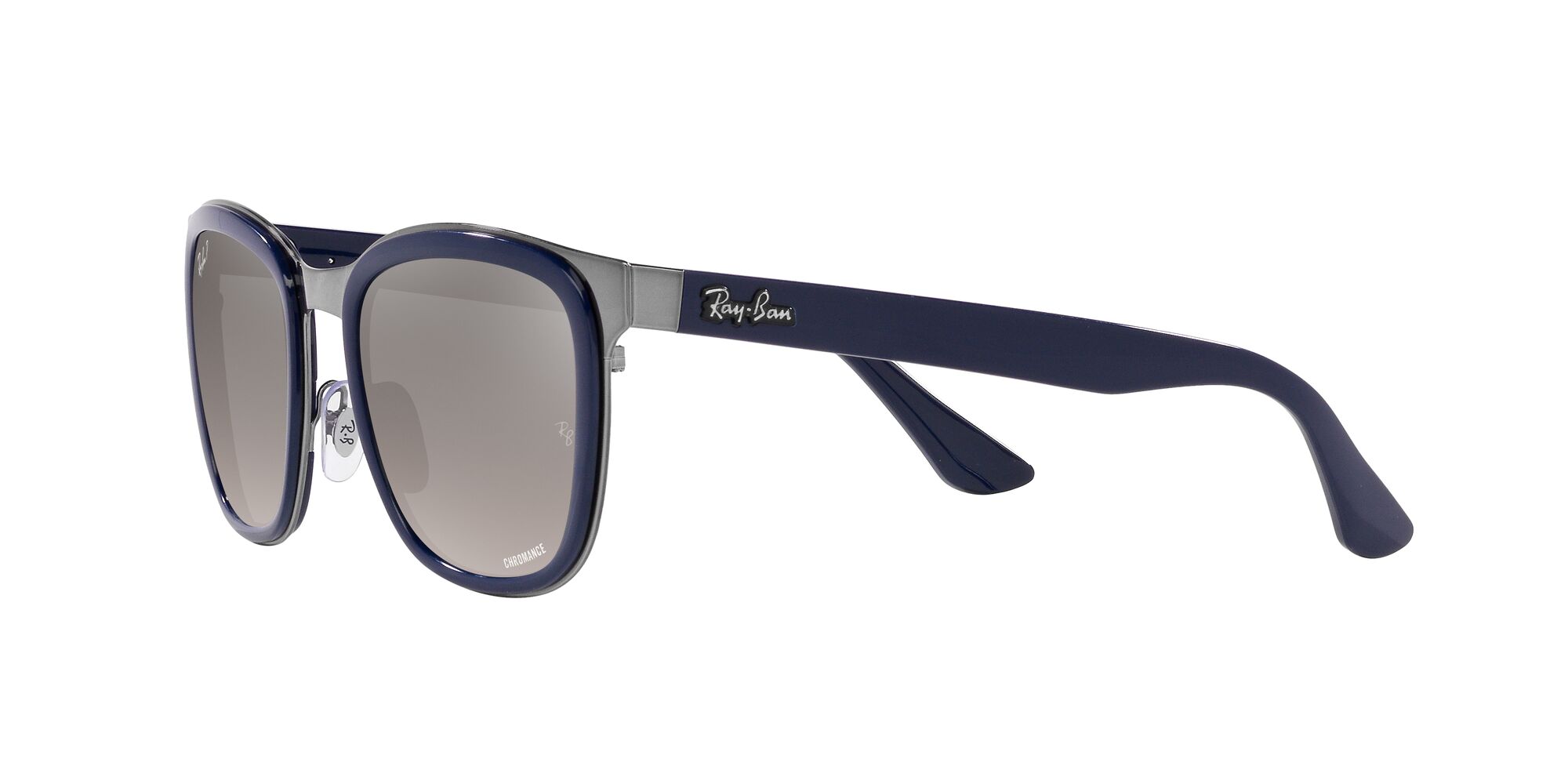 Foto 4 pulgar | Lente De Sol Ray-ban Clyde Grey Mir Grey Gradient Polar Polarizado Unisex