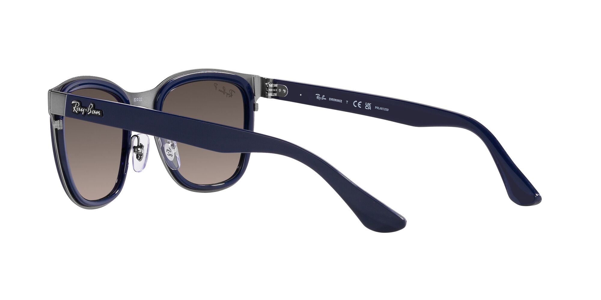 Foto 6 pulgar | Lente De Sol Ray-ban Clyde Grey Mir Grey Gradient Polar Polarizado Unisex