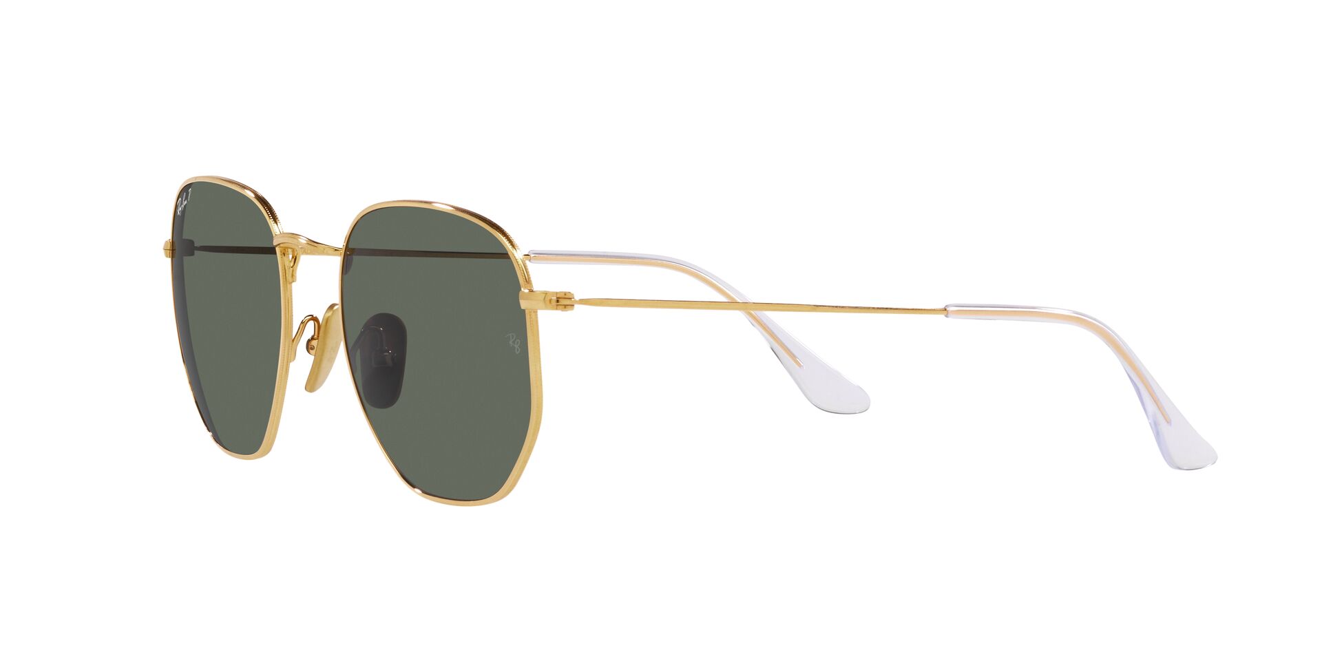 Foto 4 pulgar | Lente De Sol Ray-ban Hexagonal Polar Green Polarizado Unisex