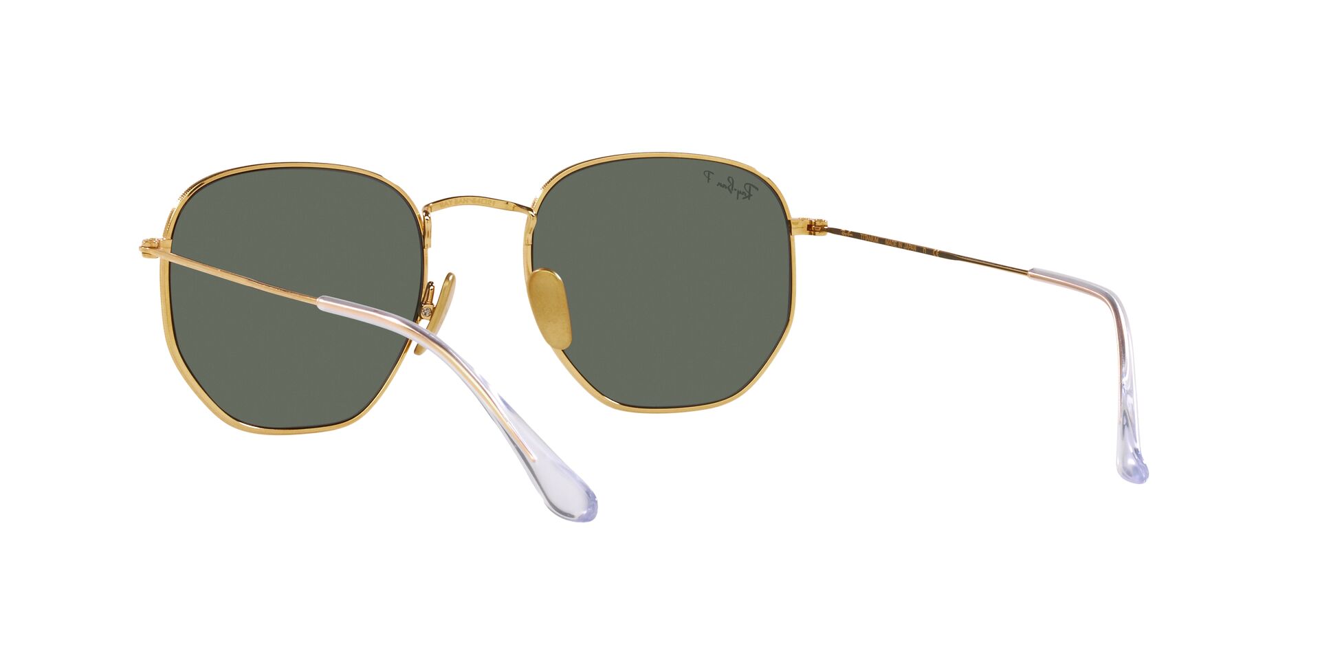 Foto 7 pulgar | Lente De Sol Ray-ban Hexagonal Polar Green Polarizado Unisex