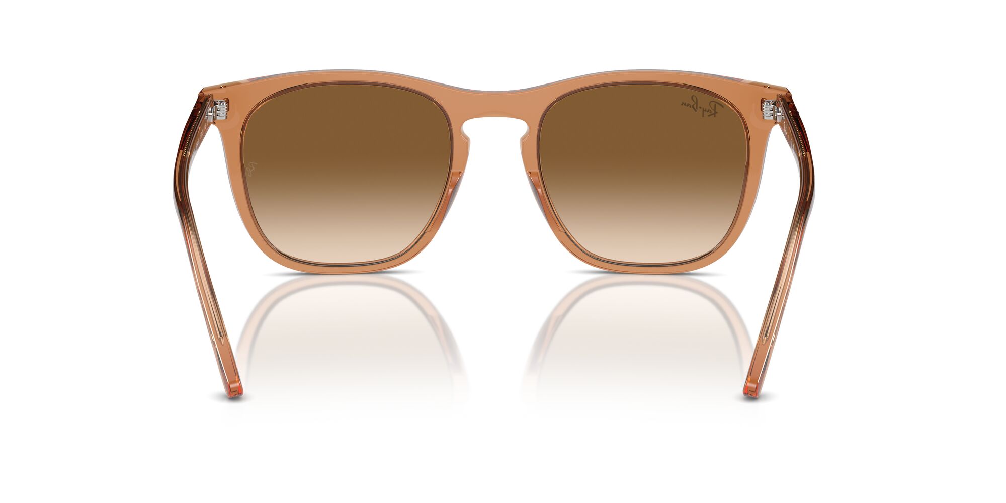 Foto 5 pulgar | Lente De Sol Ray-ban Clear Gradient Brown Unisex