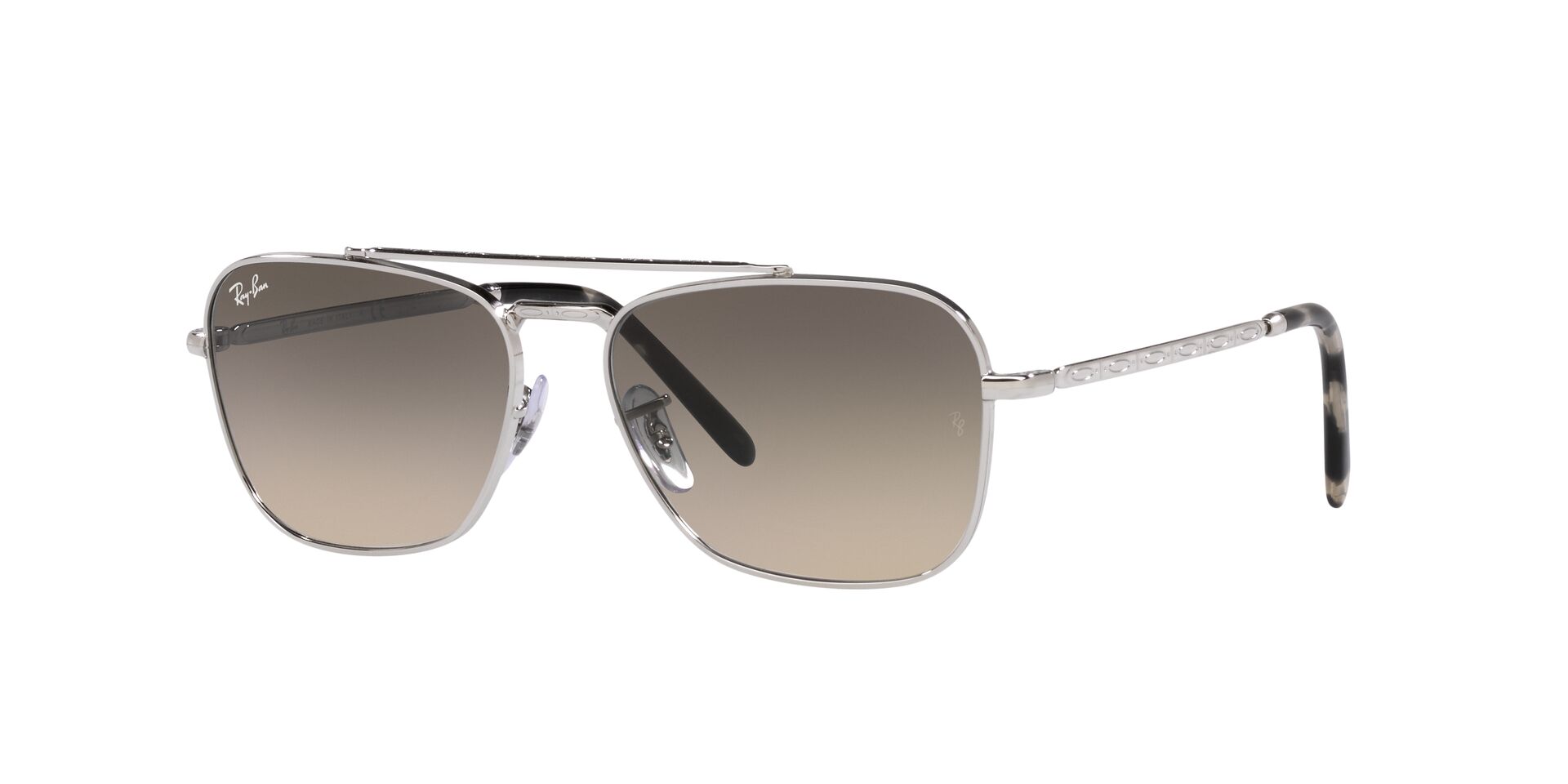Foto 3 pulgar | Lente De Sol Ray-ban New Caravan Clear Gradient Grey Unisex