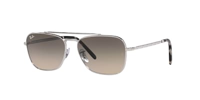 Foto 2 | Lente De Sol Ray-ban New Caravan Clear Gradient Grey Unisex