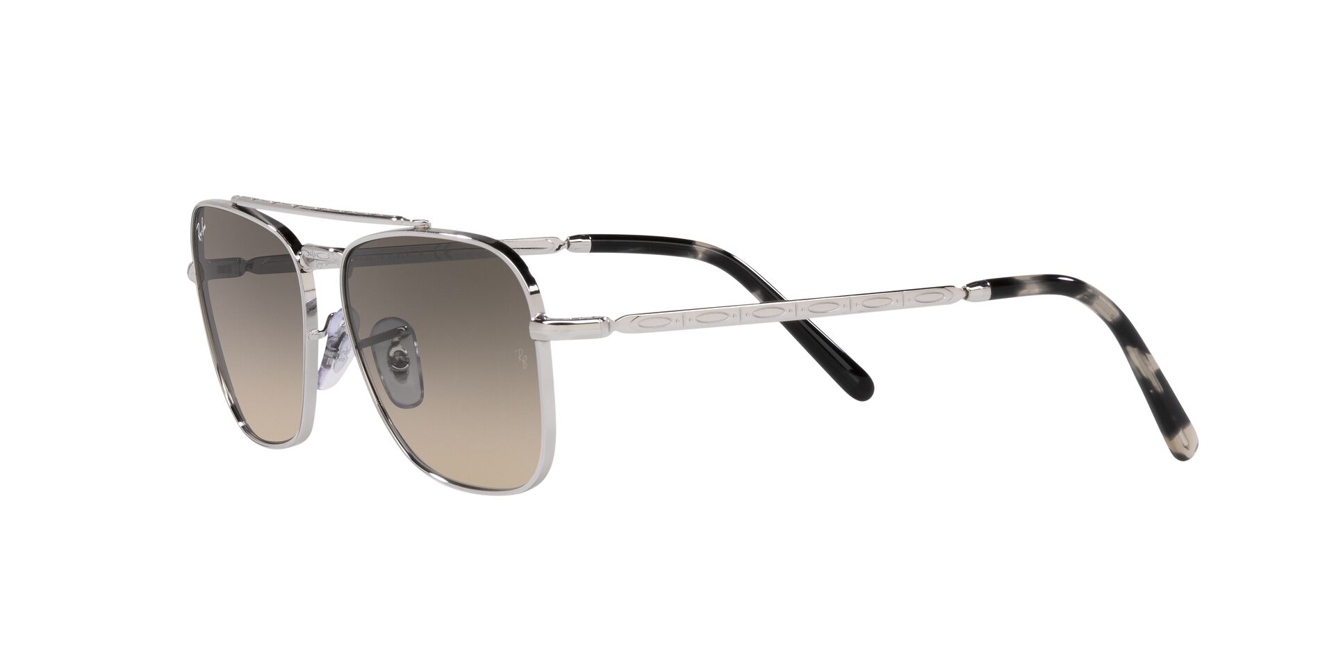 Foto 4 pulgar | Lente De Sol Ray-ban New Caravan Clear Gradient Grey Unisex