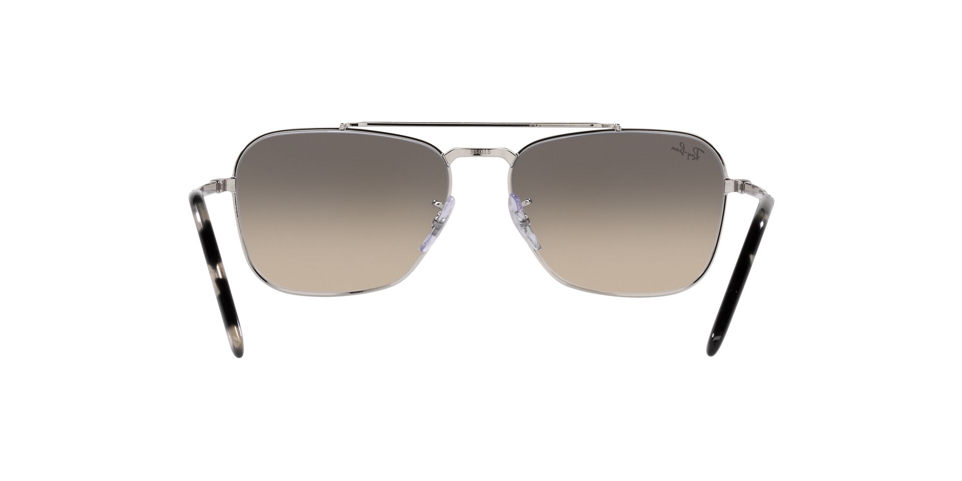 Foto 8 pulgar | Lente De Sol Ray-ban New Caravan Clear Gradient Grey Unisex