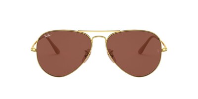 Foto 1 | Lente De Sol Ray-ban Aviator Metal Ii Polar Purple-ar Blue Polarizado Unisex
