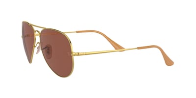 Foto 3 | Lente De Sol Ray-ban Aviator Metal Ii Polar Purple-ar Blue Polarizado Unisex