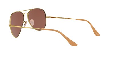 Foto 5 | Lente De Sol Ray-ban Aviator Metal Ii Polar Purple-ar Blue Polarizado Unisex