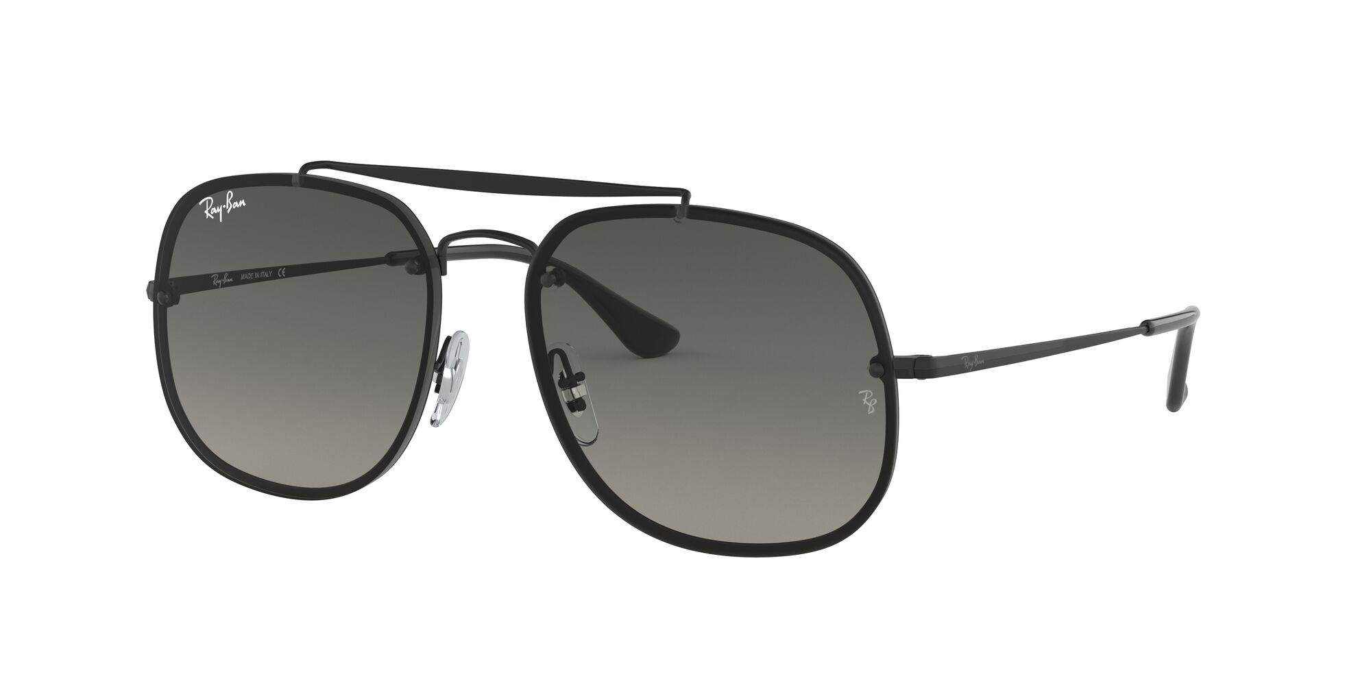 Foto 3 pulgar | Lente De Sol Ray-ban Blaze The General Light Grey Gradient Dark Grey Unisex