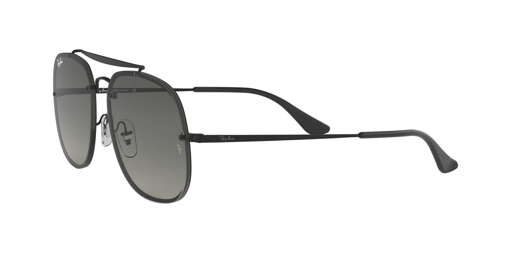 Foto 4 pulgar | Lente De Sol Ray-ban Blaze The General Light Grey Gradient Dark Grey Unisex