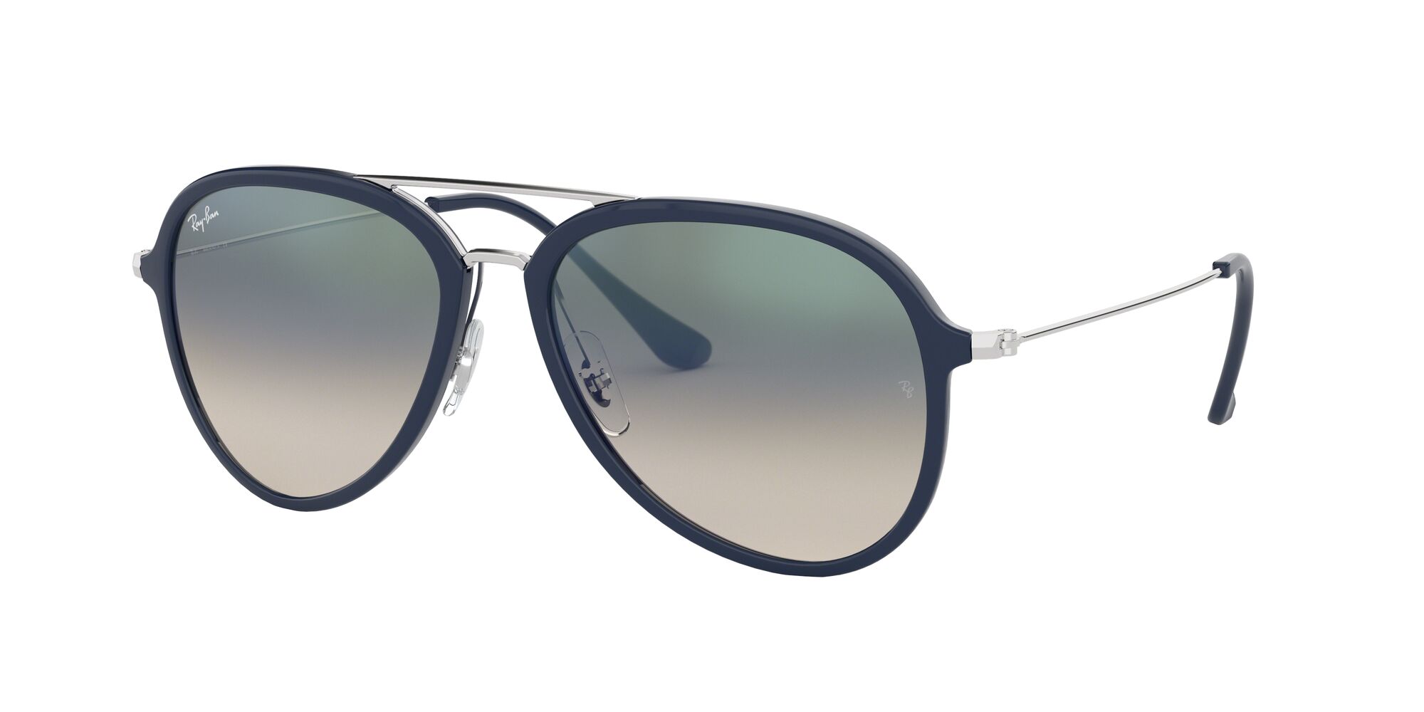 Foto 3 pulgar | Lente De Sol Ray-ban Clear Gradient Green Unisex