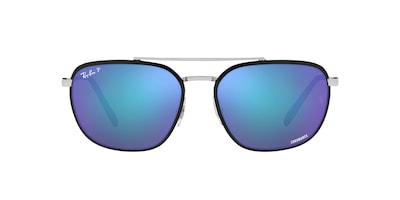 Foto 1 | Lente De Sol Ray-ban Polar Grey Mirror Blue Polarizado Unisex
