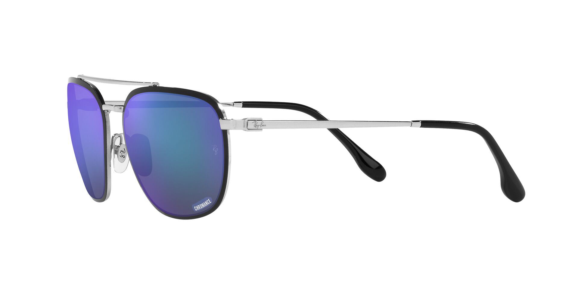 Foto 4 pulgar | Lente De Sol Ray-ban Polar Grey Mirror Blue Polarizado Unisex