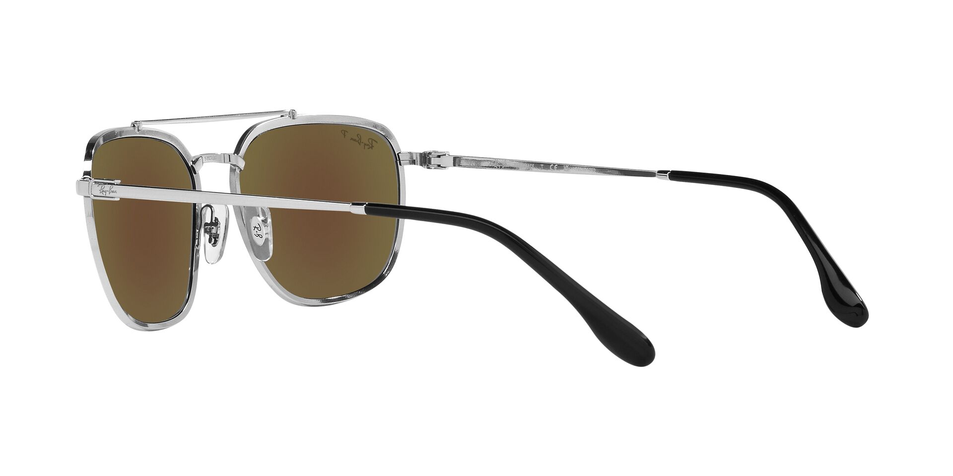 Foto 5 | Lente De Sol Ray-ban Polar Grey Mirror Blue Polarizado Unisex