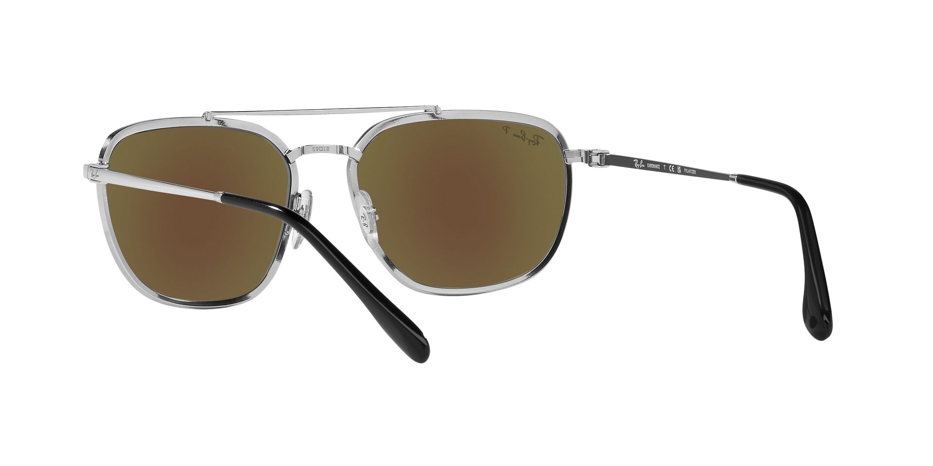 Foto 7 pulgar | Lente De Sol Ray-ban Polar Grey Mirror Blue Polarizado Unisex