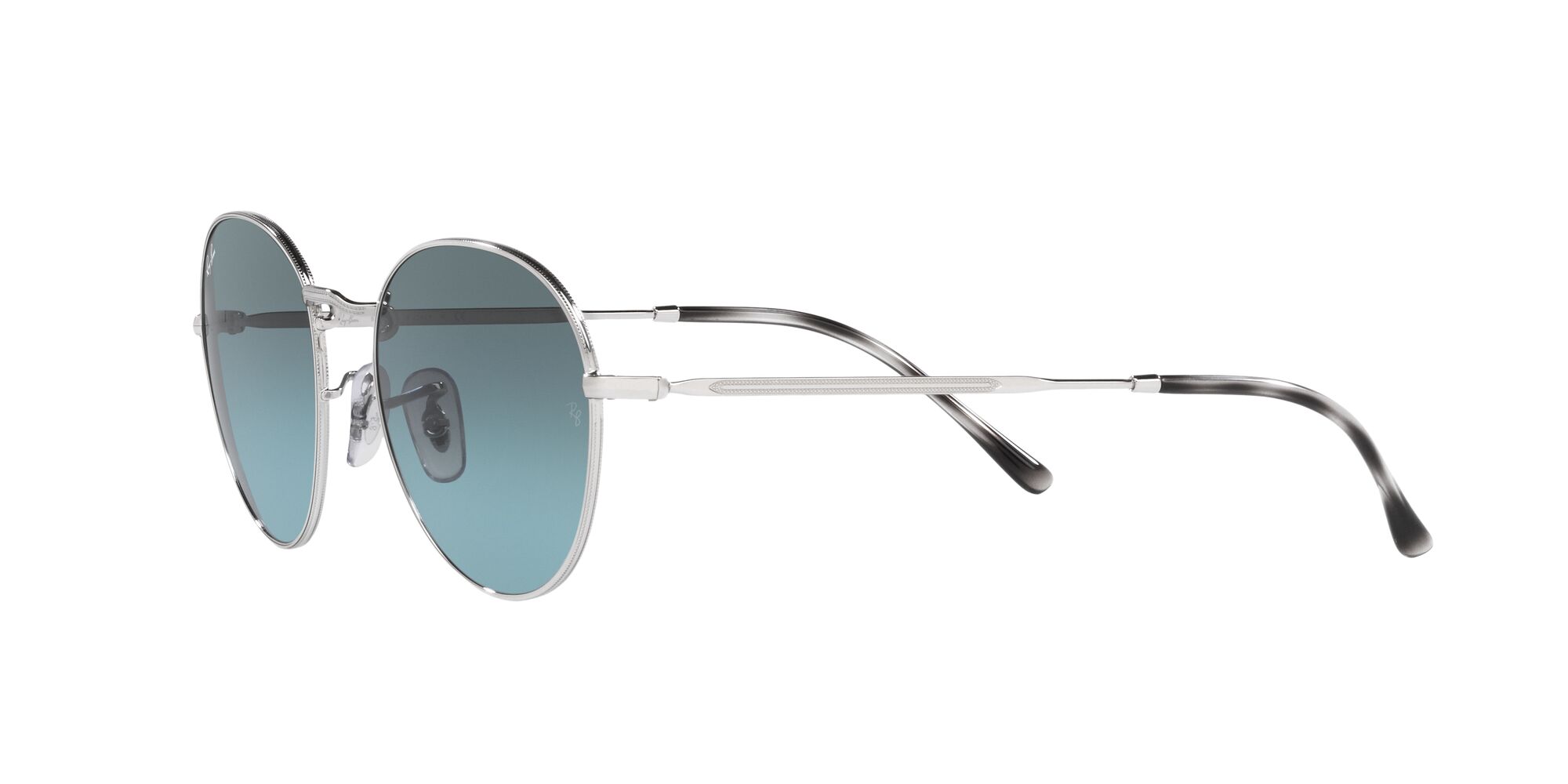 Foto 4 pulgar | Lente De Sol Ray-ban David Blue Gradient Grey Unisex