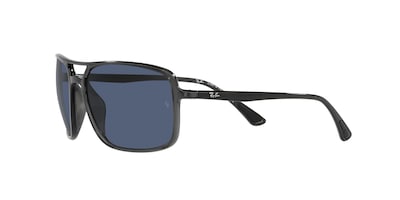 Foto 3 | Lente De Sol Ray-ban Dark Blue Unisex