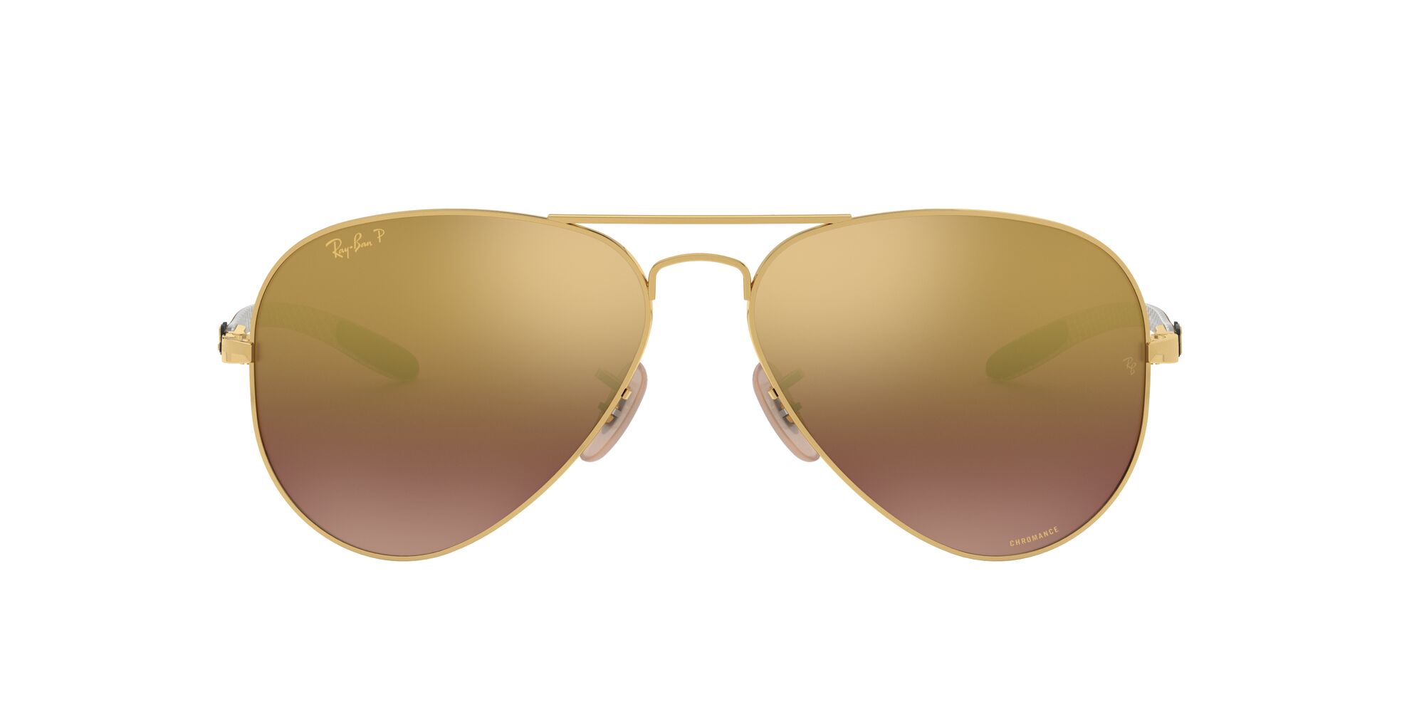 Lente De Sol Ray-ban Purple Mir Gold Gradient Polar Polarizado Unisex