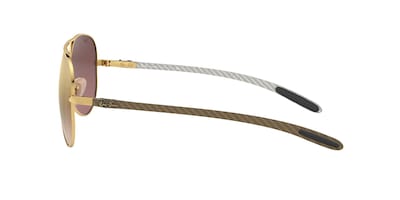 Foto 4 | Lente De Sol Ray-ban Purple Mir Gold Gradient Polar Polarizado Unisex