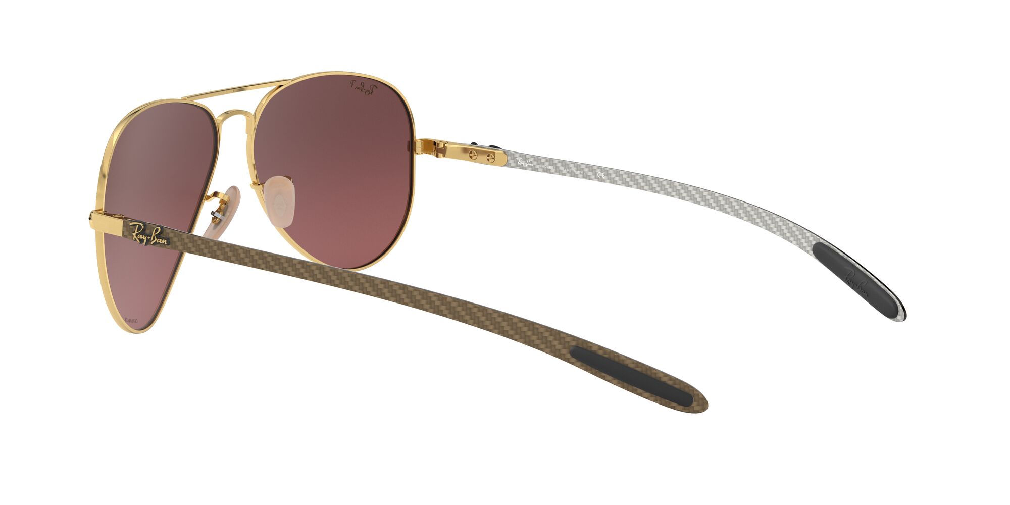 Foto 5 | Lente De Sol Ray-ban Purple Mir Gold Gradient Polar Polarizado Unisex