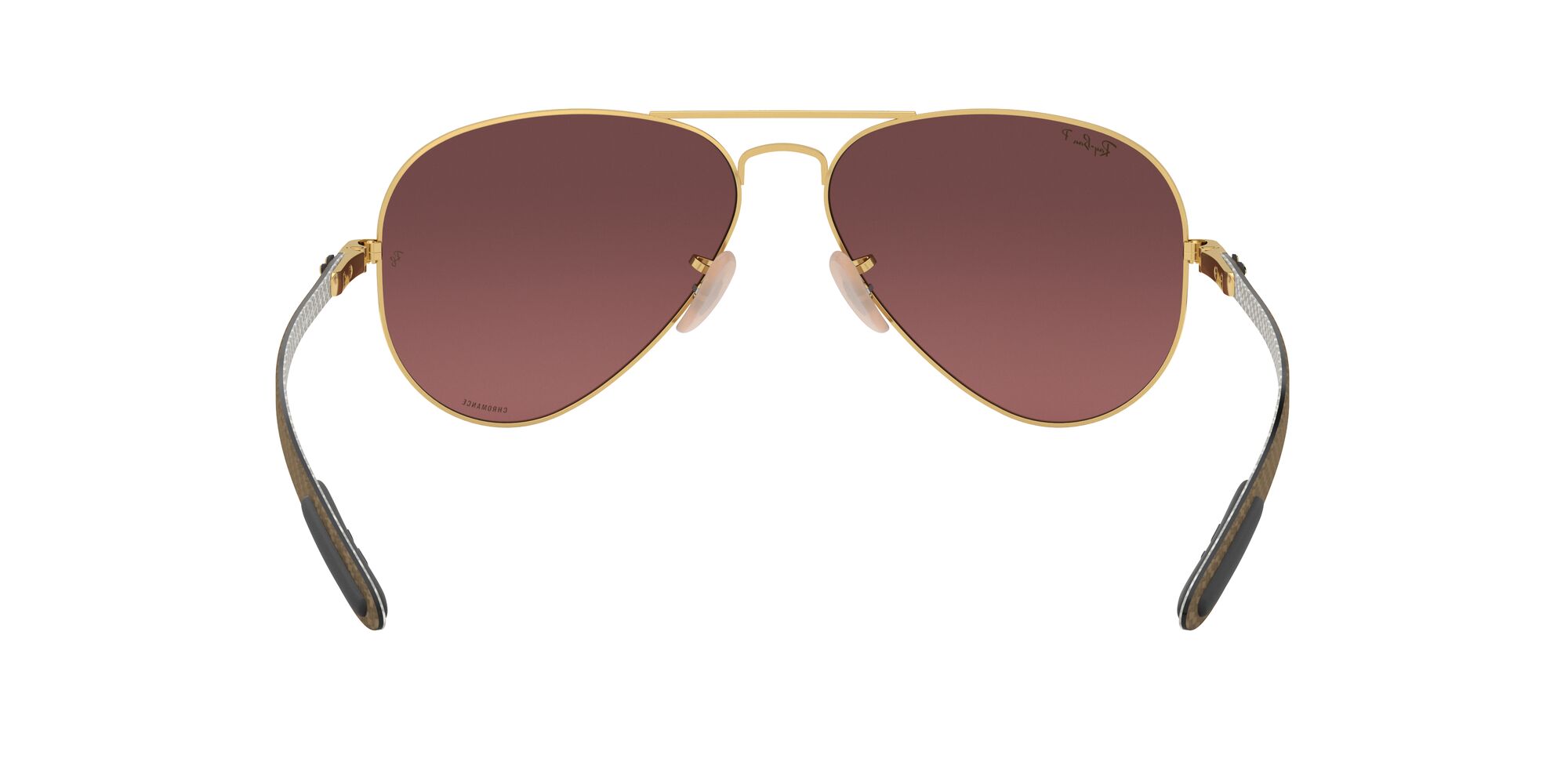 Foto 8 pulgar | Lente De Sol Ray-ban Purple Mir Gold Gradient Polar Polarizado Unisex