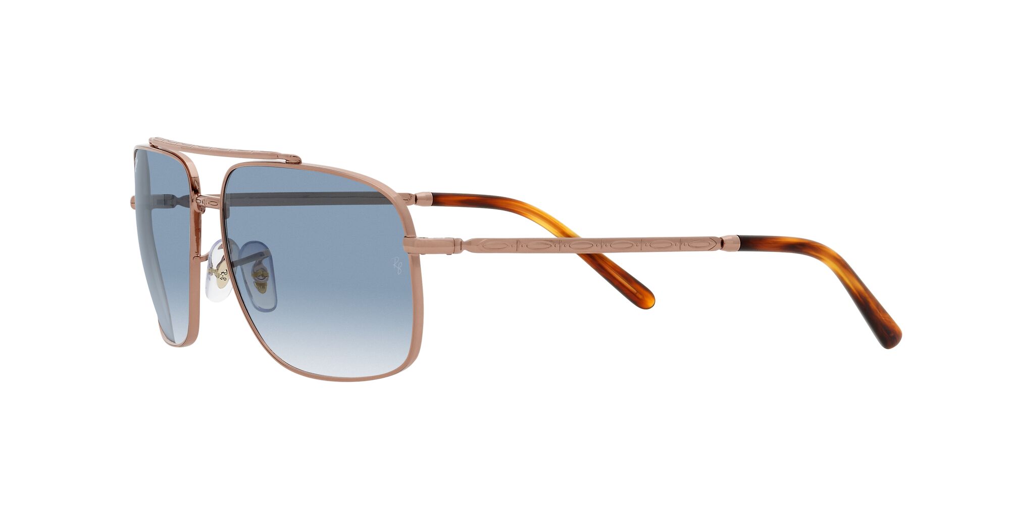 Foto 4 pulgar | Lente de Sol Ray-ban Clear Gradient Blue Unisex