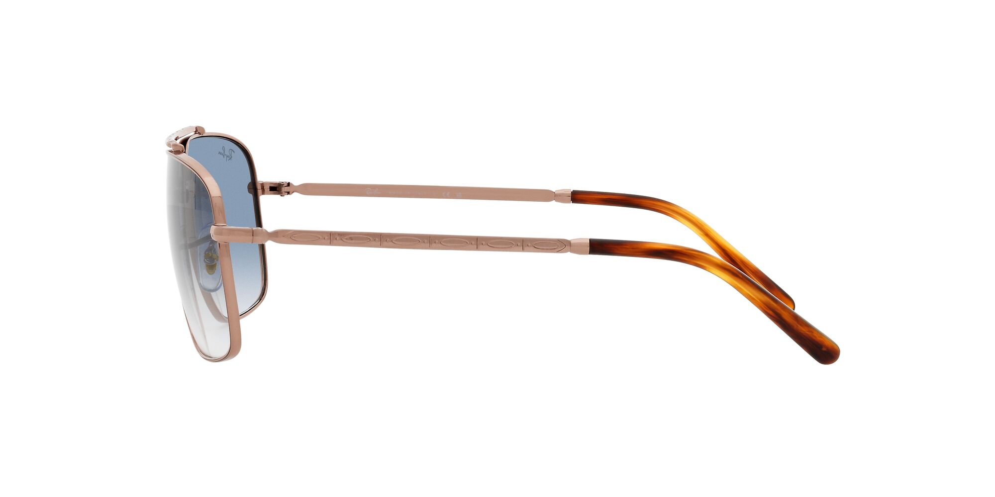 Foto 5 pulgar | Lente de Sol Ray-ban Clear Gradient Blue Unisex