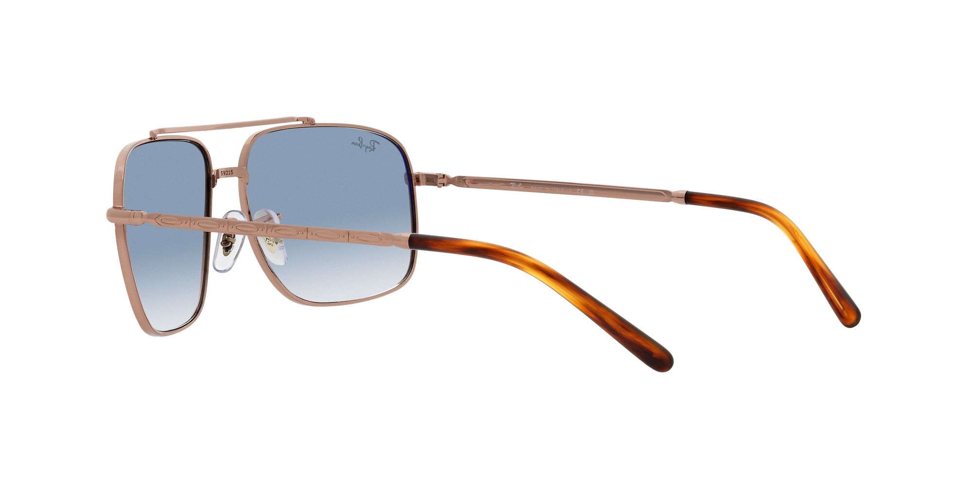 Foto 6 pulgar | Lente de Sol Ray-ban Clear Gradient Blue Unisex
