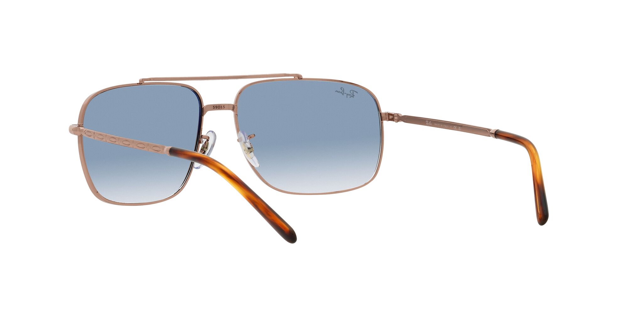 Foto 7 pulgar | Lente de Sol Ray-ban Clear Gradient Blue Unisex